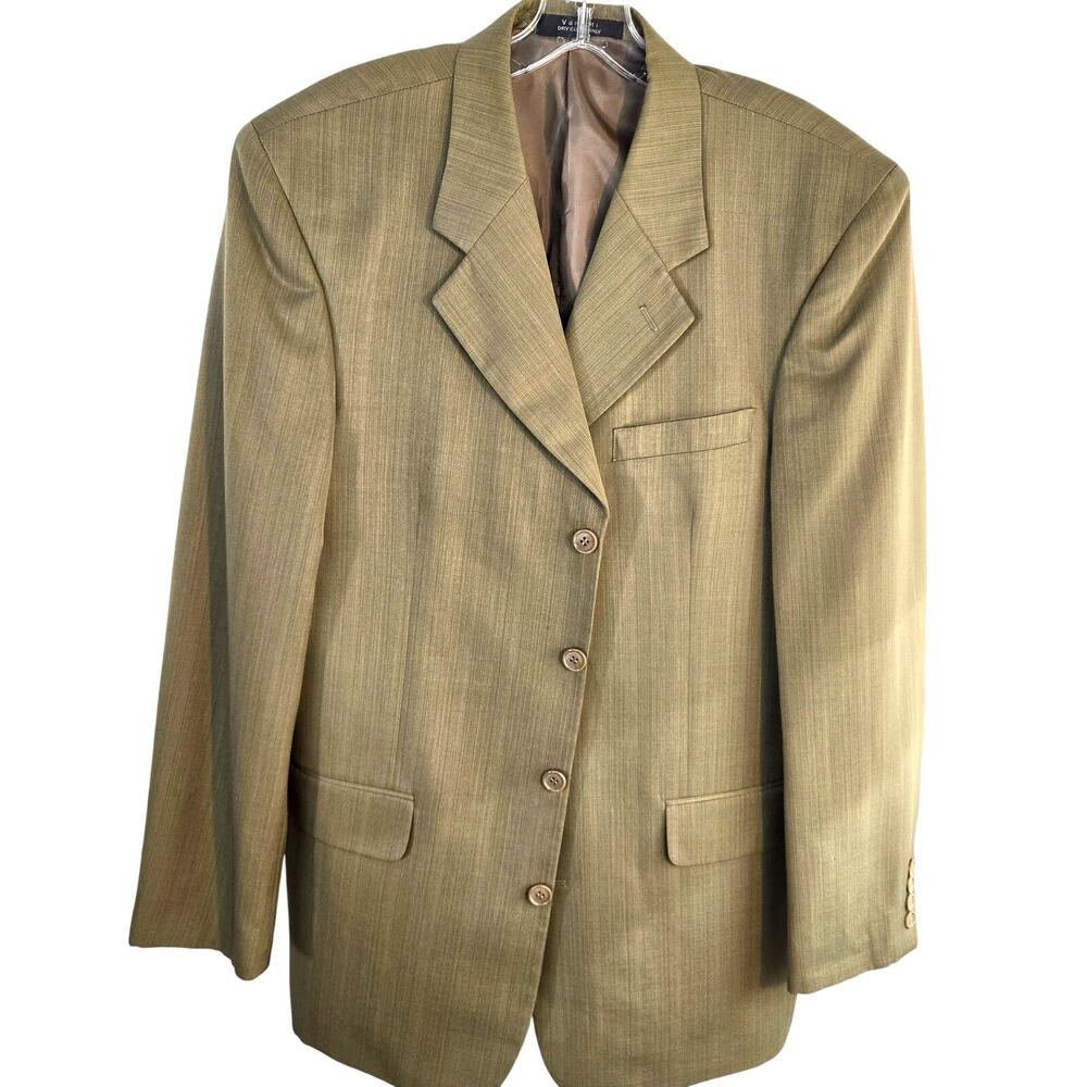 Vanetti Men's Blazer 40L 40 Long Medium M Sport Coat Suit Jacket 4 Buttons